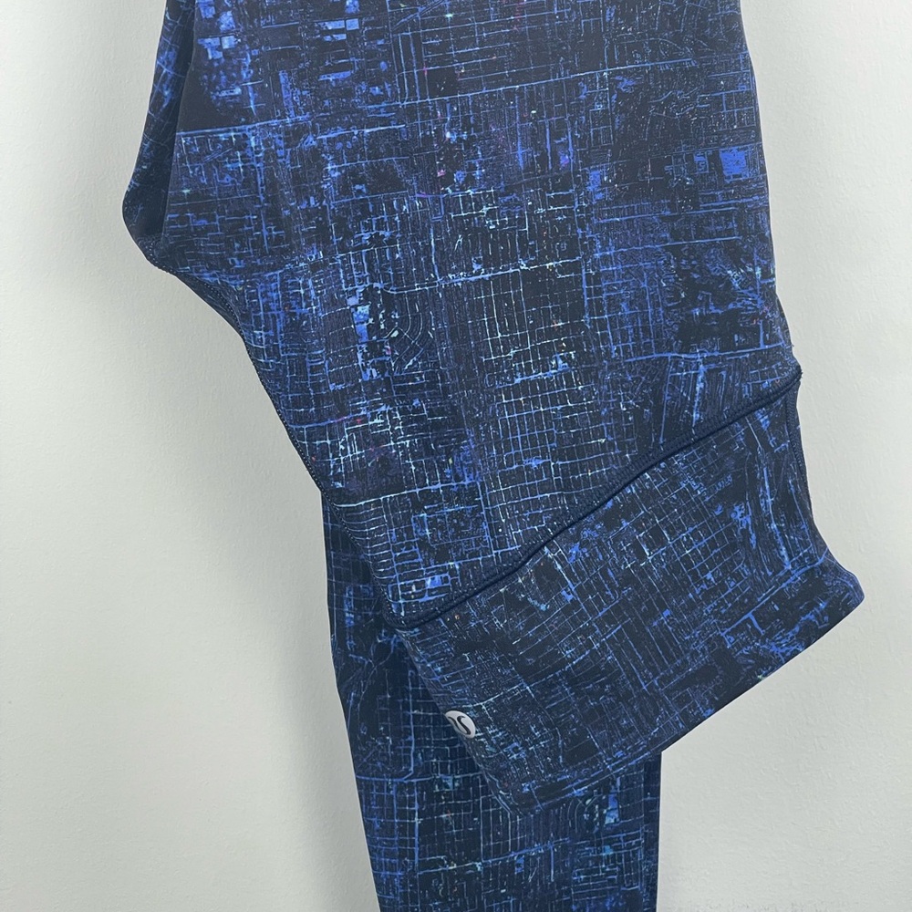 lululemon athletica Blue Patterned Leggings